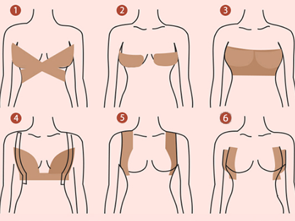 Types of boob tape