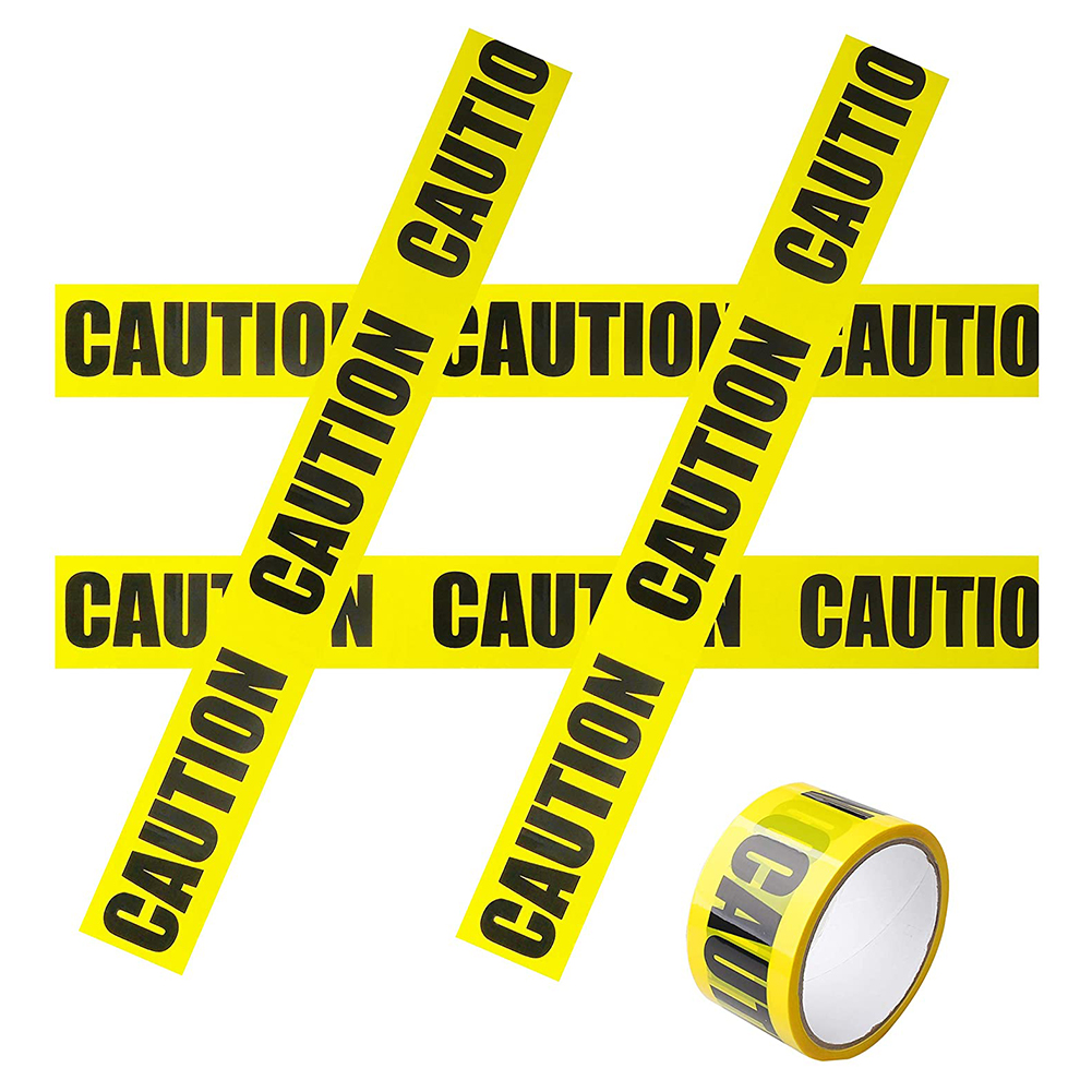 What is caution tape used for?