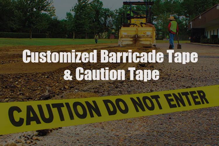 Barricade tape printing types