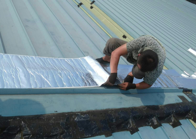 How to install butyl tape on a metal roof?